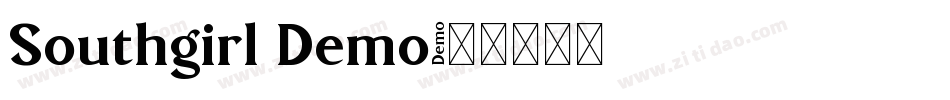 Southgirl Demo字体转换